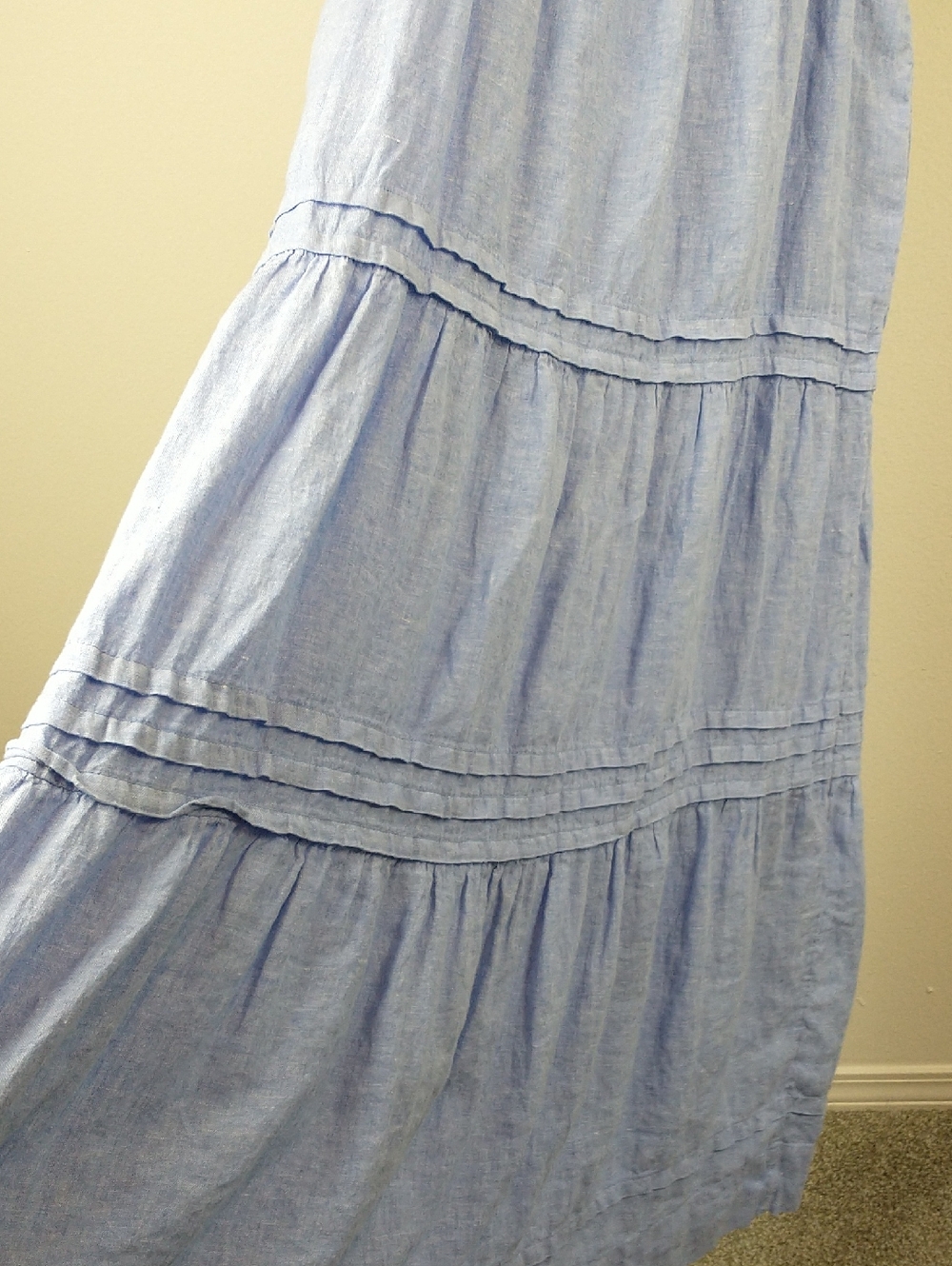 Quince Light Blue Maxi Dress - Picture 5 of 13